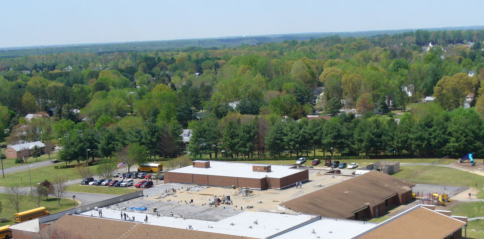 Education commercial roofing project